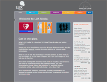 Tablet Screenshot of luxmedia.com